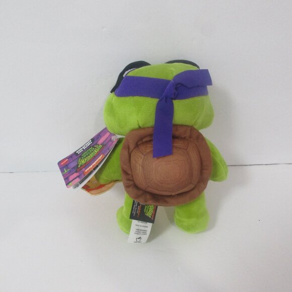 Mattel Teenage Mutant Ninja Turtle Mutant Mayhem Tot‎ Donatello Stuffed Plush 7" - Picture 5 of 6